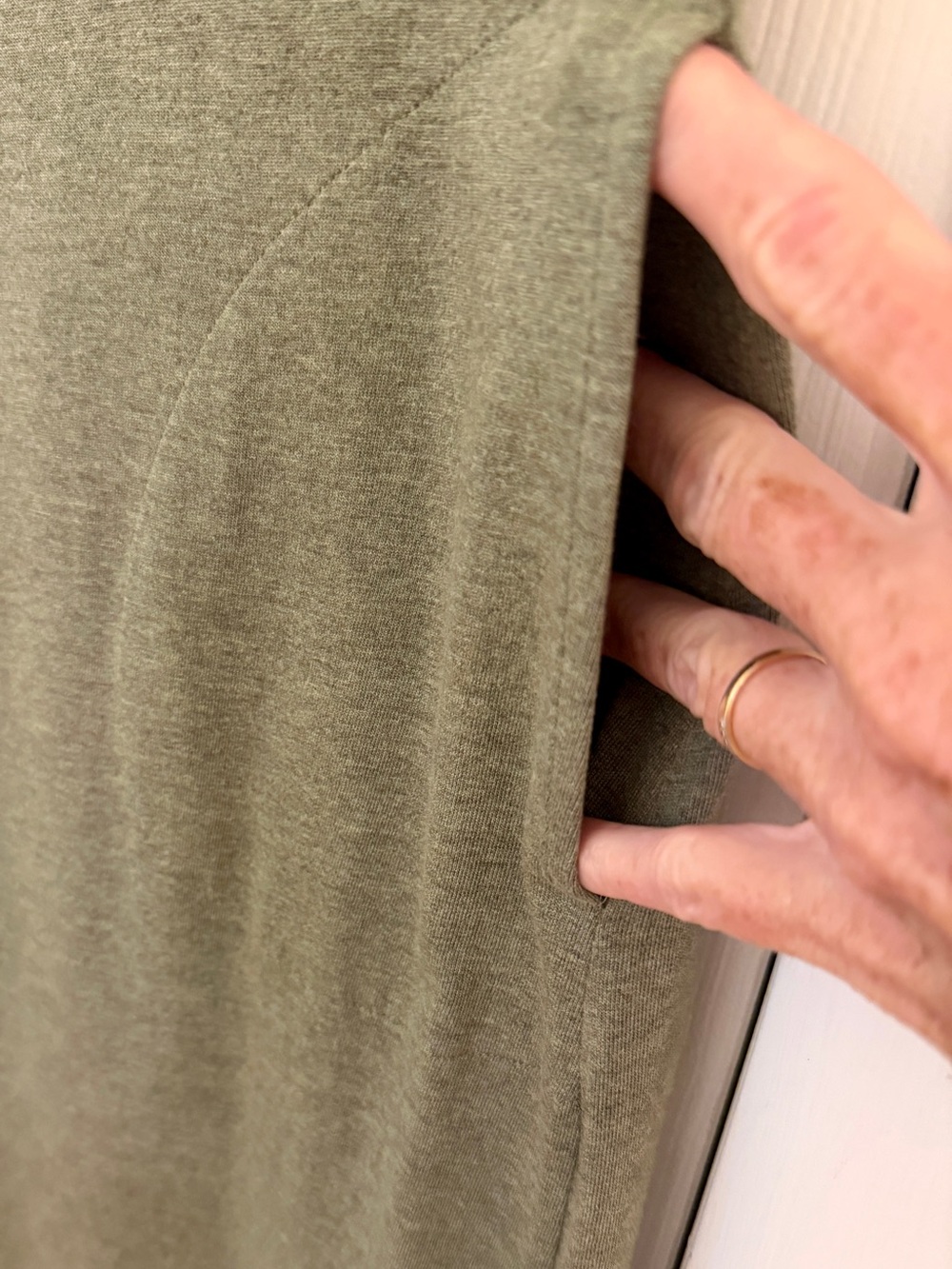 J. Jill Olive Sleeveless Maxi Dress - Picture 5 of 6